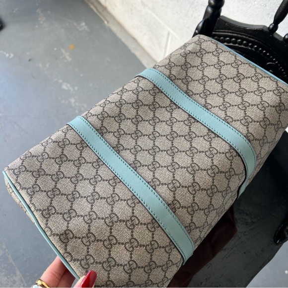 GUCCI BOSTON LEATHER BOWLING BAG - Picture 7 of 9